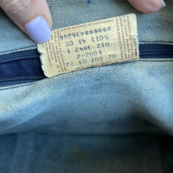 Gucci Vintage Monogram Boston Bag with Web Stripe - Picture 14 of 16